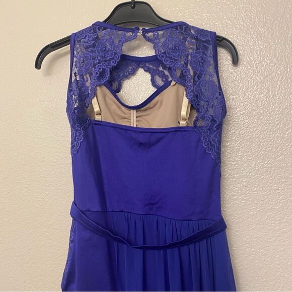 WEISSMAN Dance Costume ballet lyrical purple blue dress Just A Game 11603 SA - Picture 9 of 16